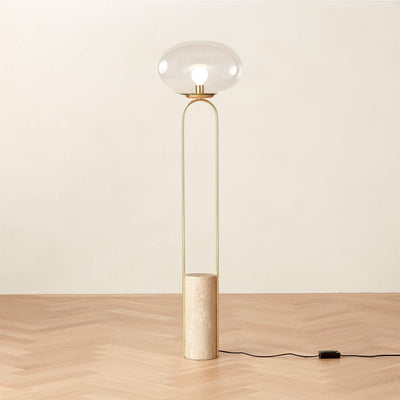 Haloroy Marble Floor Lamp