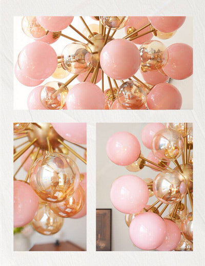Eiruiel Glass Globe Sputnik Chandelier