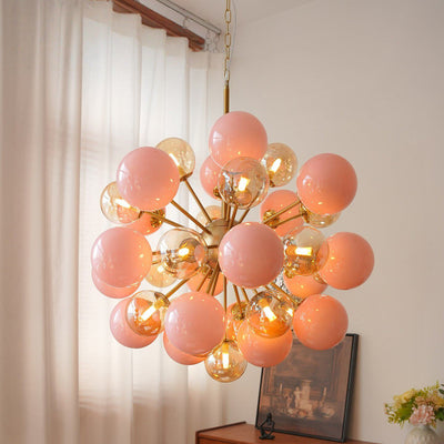 Eiruiel Glass Globe Sputnik Chandelier