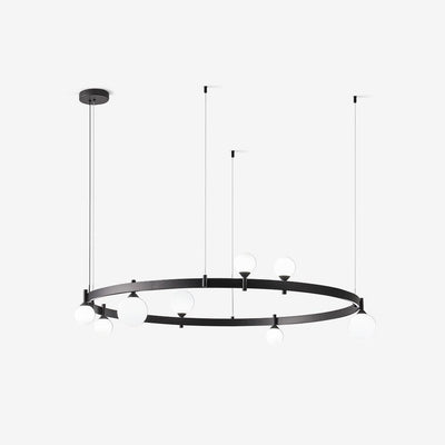 Orel Pendant Lamp Round Black Ring