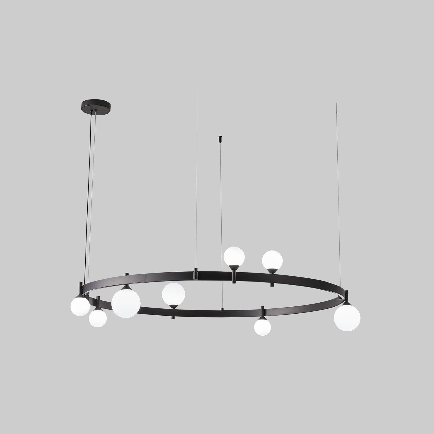 Orel Pendant Lamp Round Black Ring