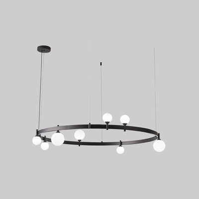 Orel Pendant Lamp Round Black Ring