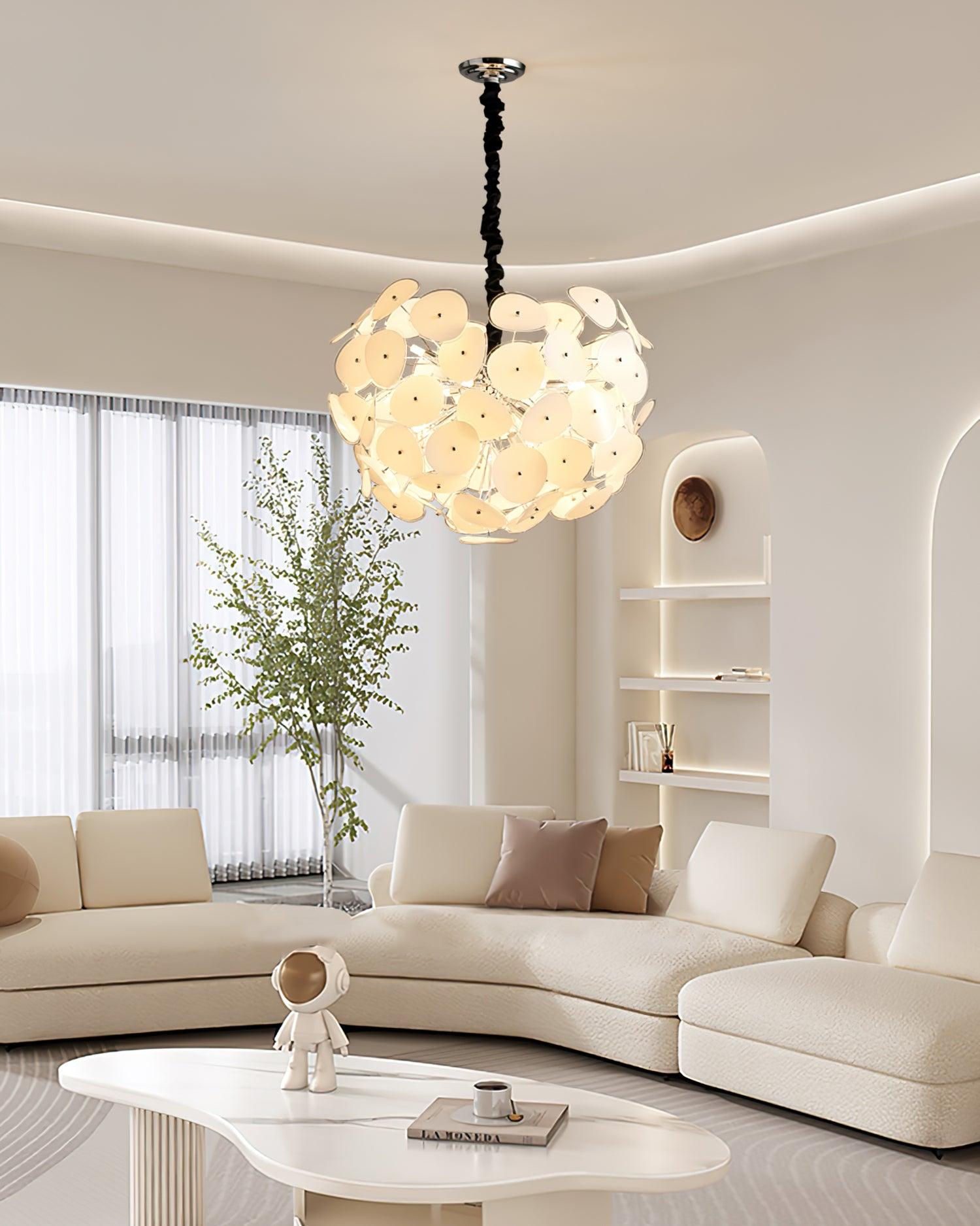 Orcariol Futuristic Glass Chandelier