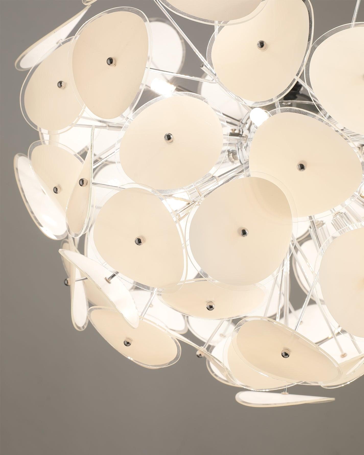 Orcariol Futuristic Glass Chandelier