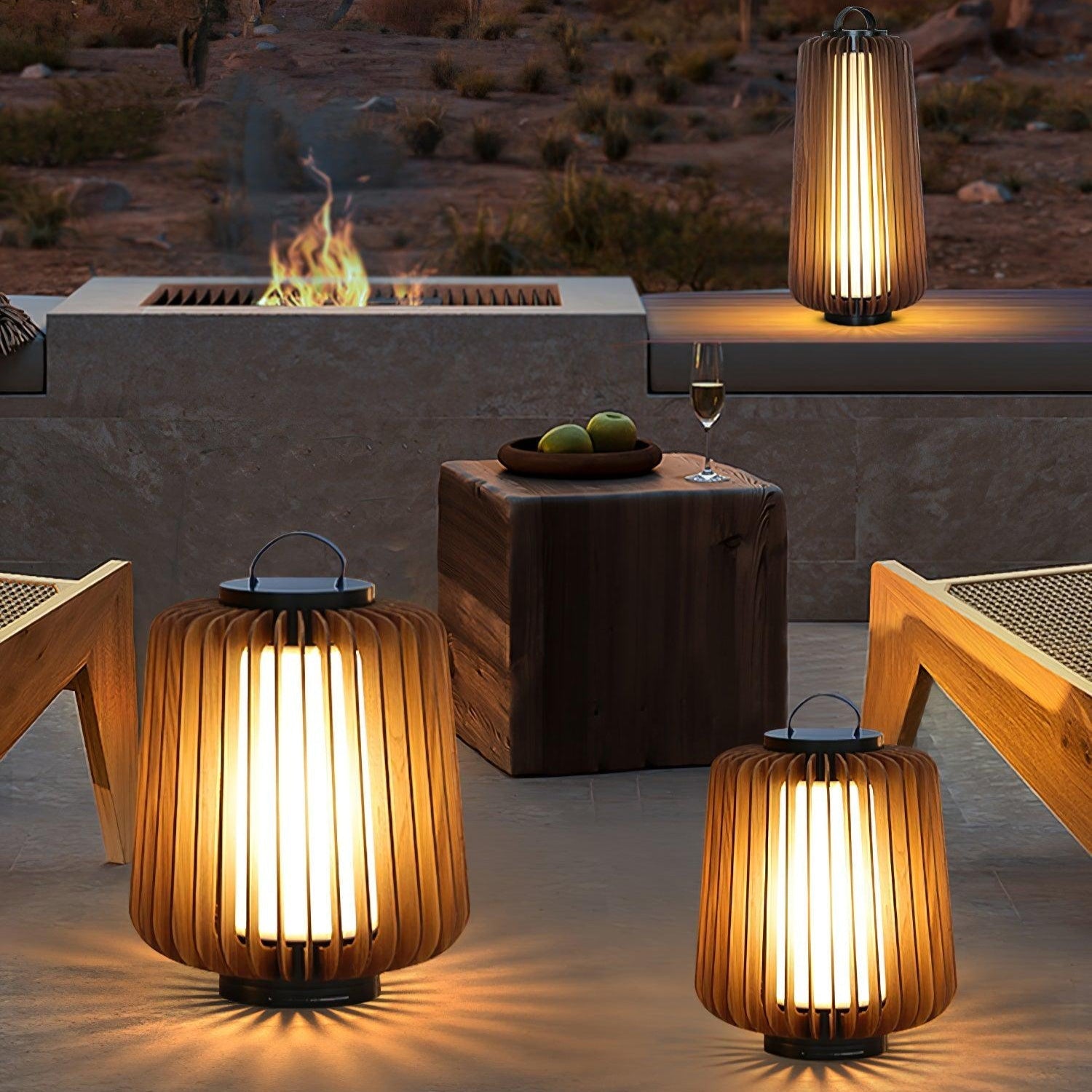 Irina Premium Art Portable Lantern Outdoor Light