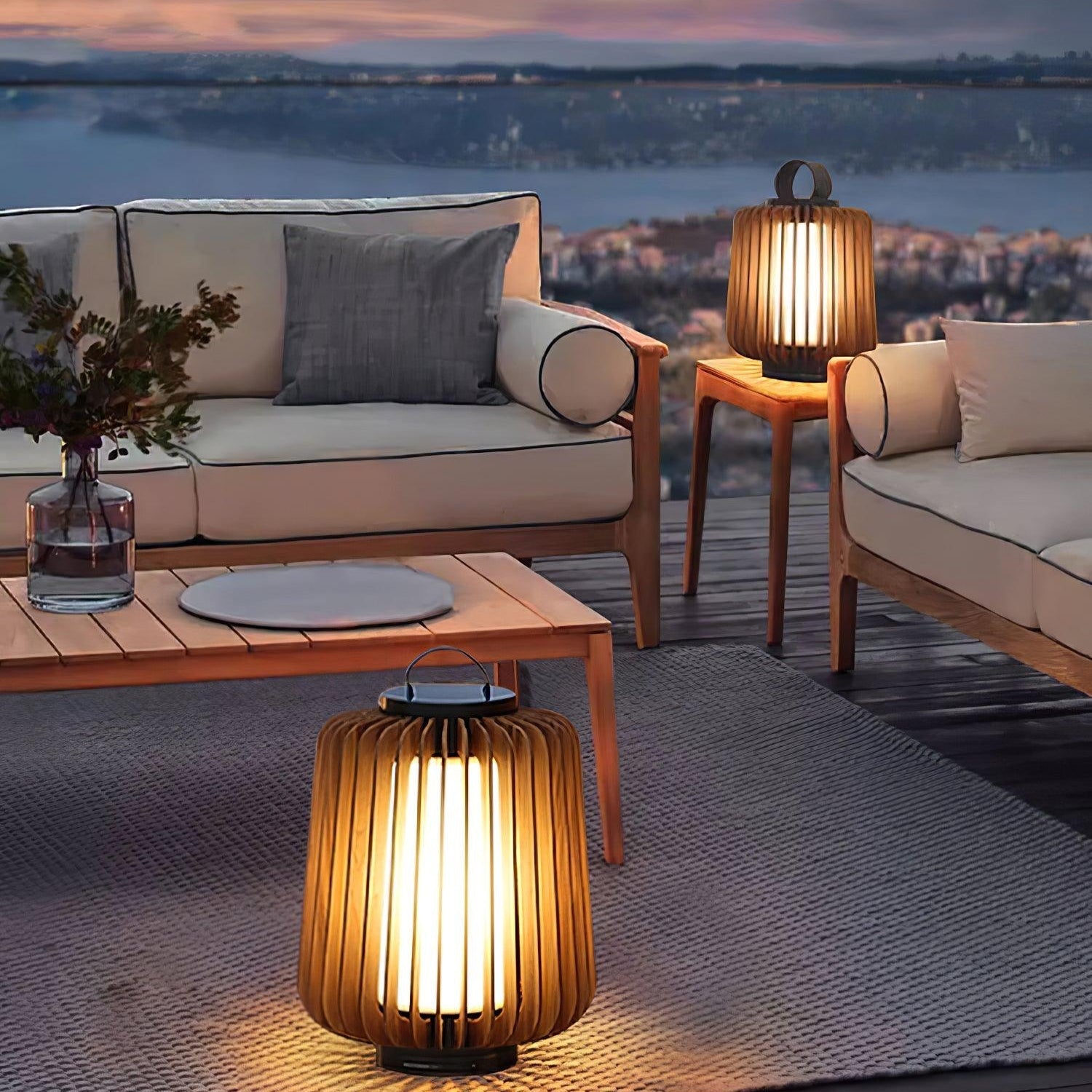 Irina Premium Art Portable Lantern Outdoor Light