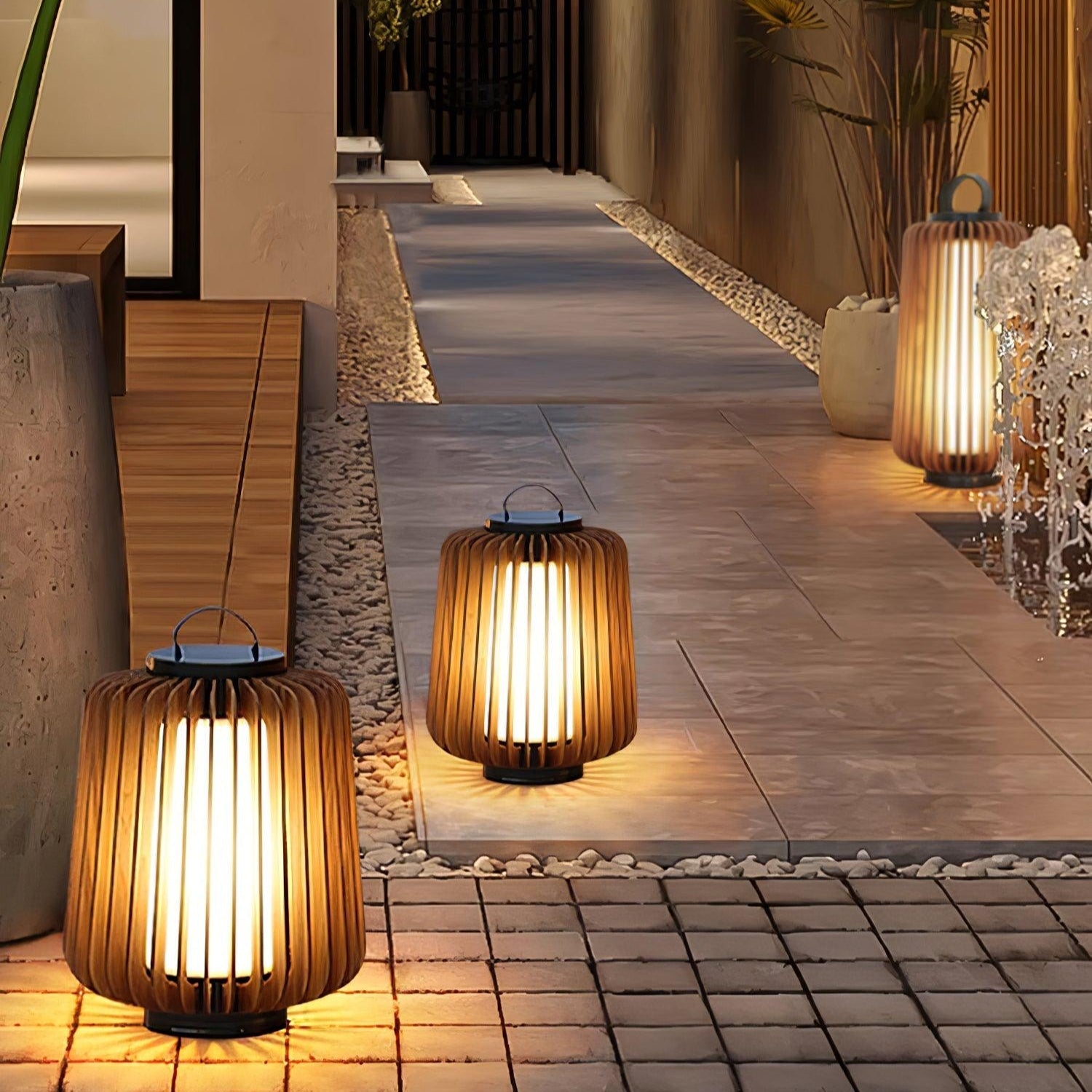 Irina Premium Art Portable Lantern Outdoor Light
