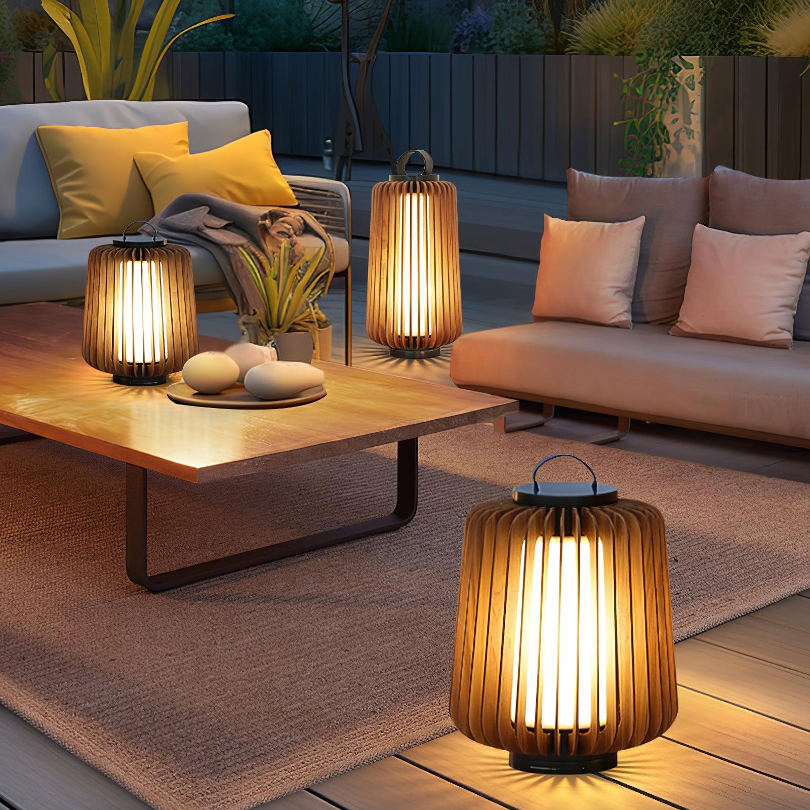 Slat Outdoor Table Light