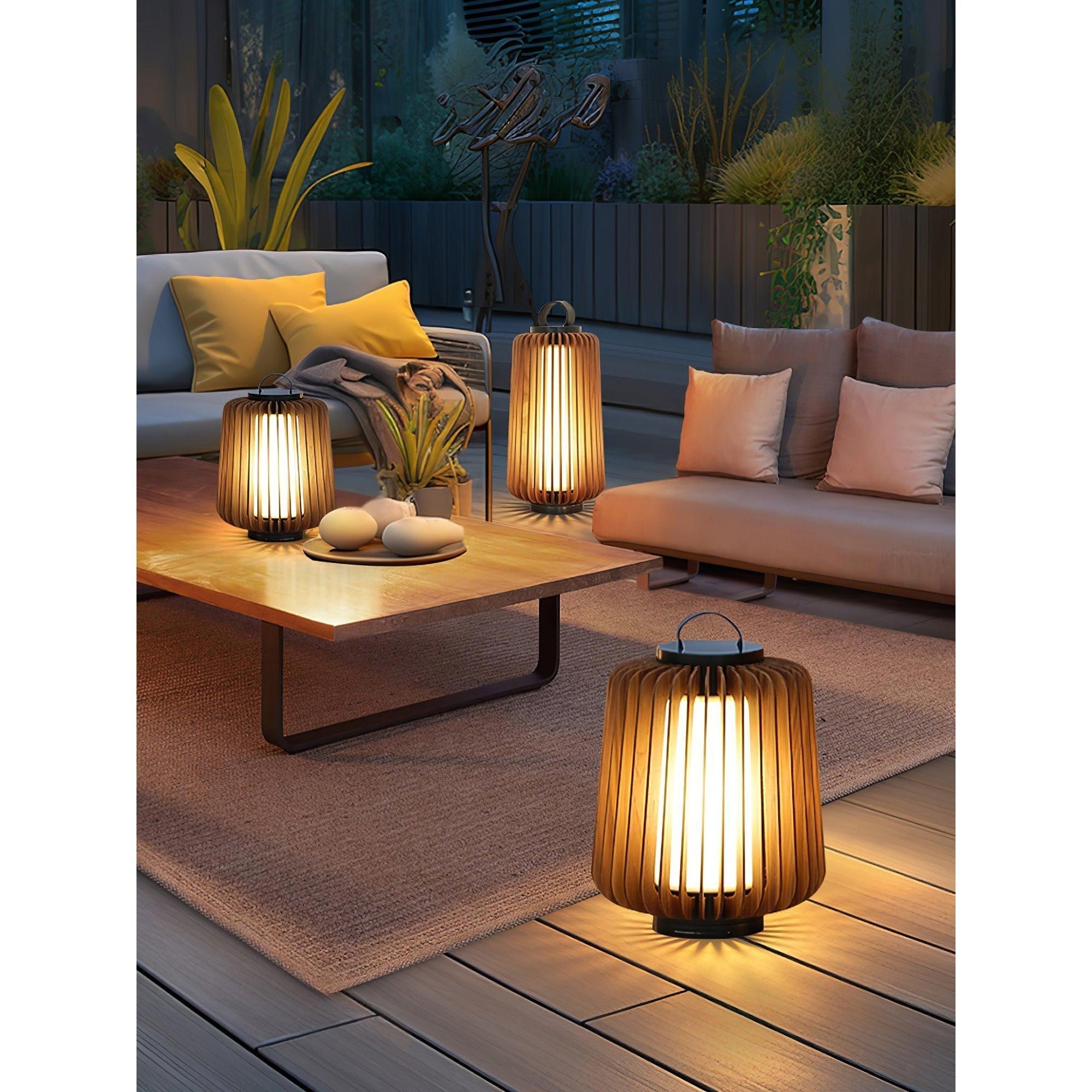 Slat Outdoor Table Light