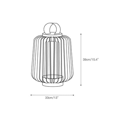 Slat Outdoor Table Light