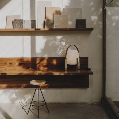 Harper Minimalist Glass Table Lamp