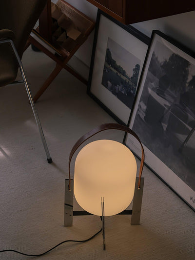 Harper Minimalist Glass Table Lamp