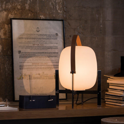 Harper Minimalist Glass Table Lamp