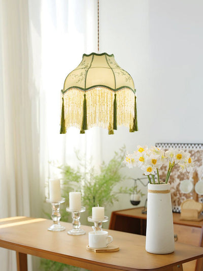 Aveniaya Beaded Fringe Pendant Light