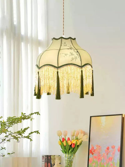 Aveniaya Beaded Fringe Pendant Light