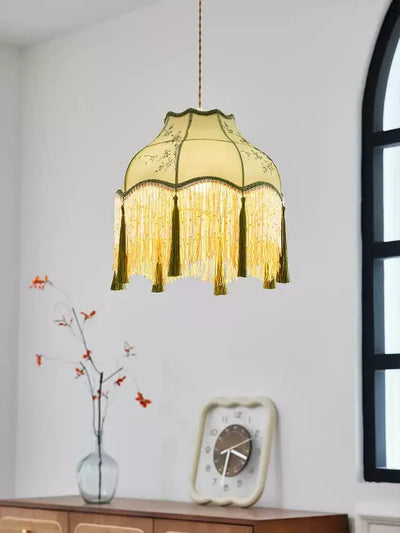 Aveniaya Beaded Fringe Pendant Light