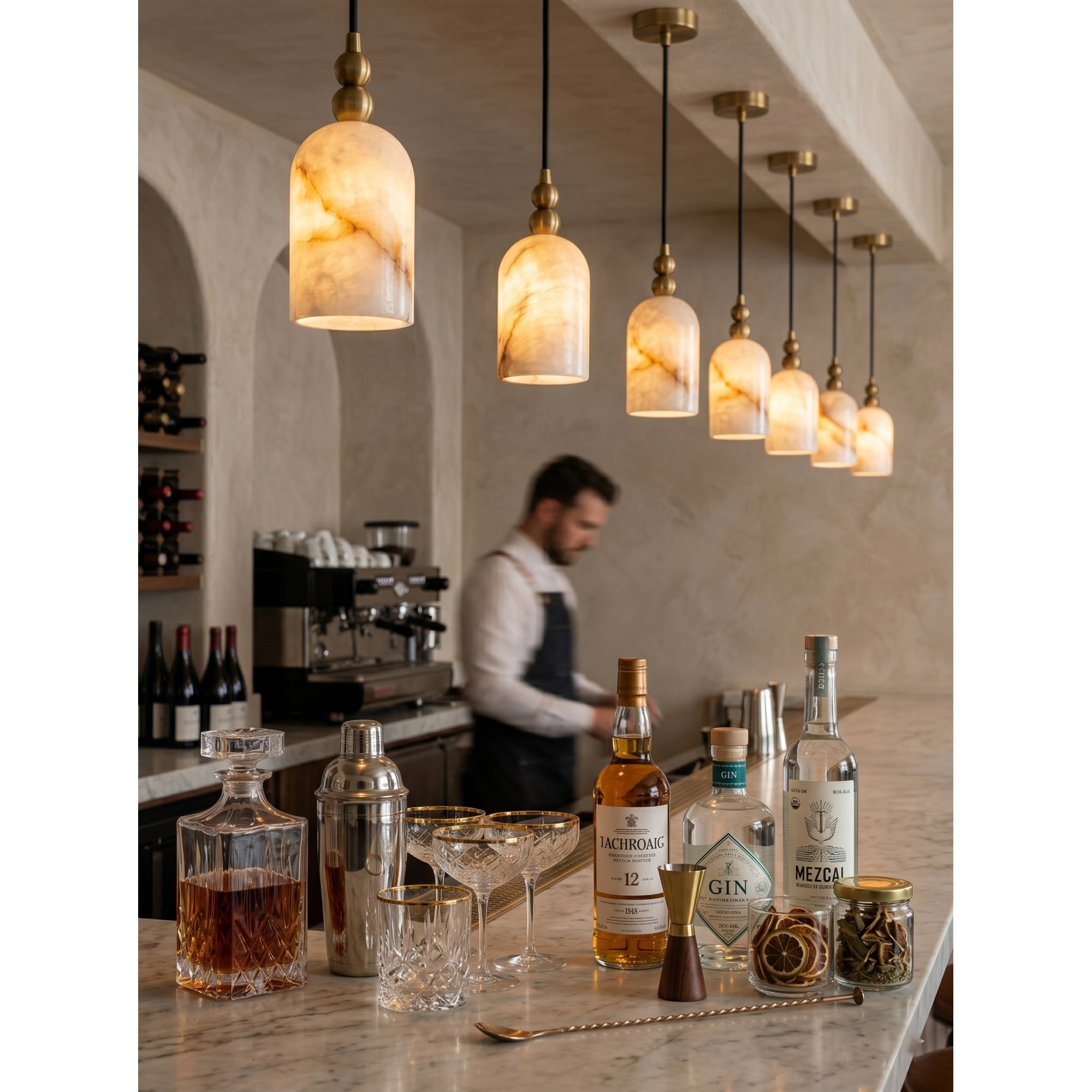 Orinwell Alabaster Pendant Light