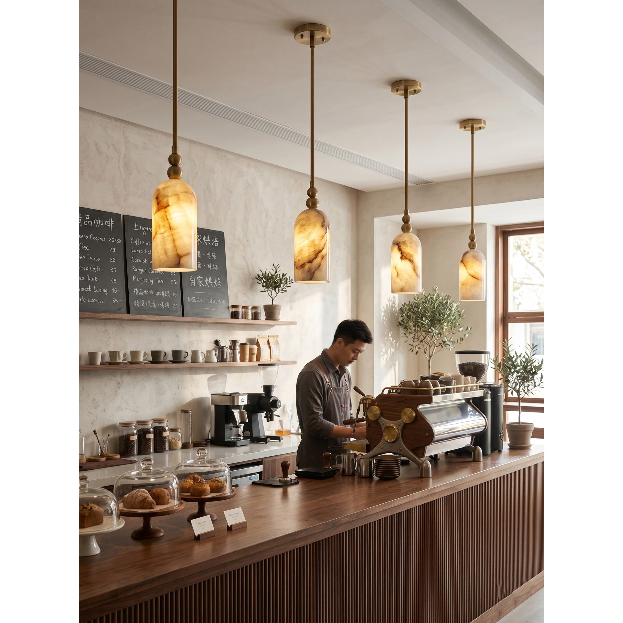 Orinwell Alabaster Pendant Light