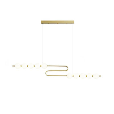 Auroira Contemporary Brass Pendant Lamp