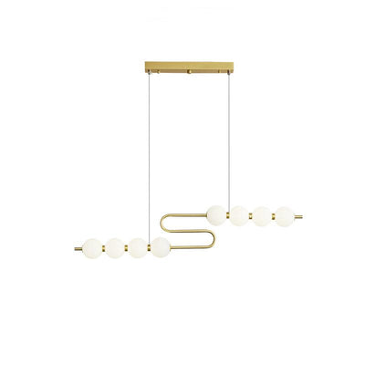 Auroira Contemporary Brass Pendant Lamp