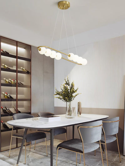 Auroira Contemporary Brass Pendant Lamp