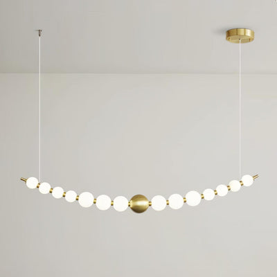 Auroira Contemporary Brass Pendant Lamp