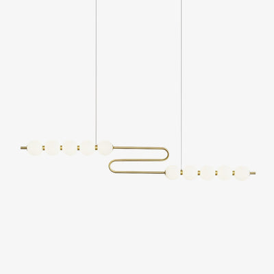 Auroira Contemporary Brass Pendant Lamp
