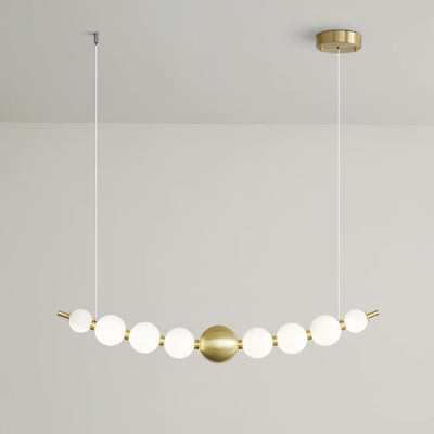 Auroira Contemporary Brass Pendant Lamp