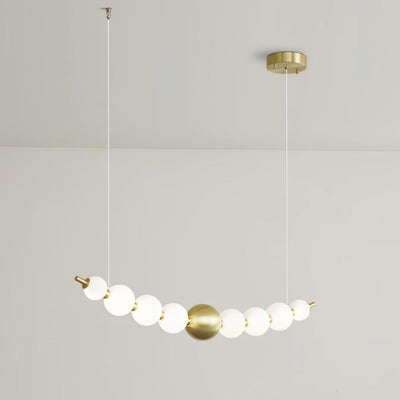 Auroira Contemporary Brass Pendant Lamp