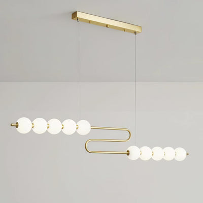 Auroira Contemporary Brass Pendant Lamp