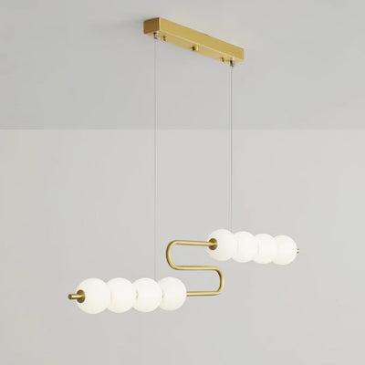 Auroira Contemporary Brass Pendant Lamp