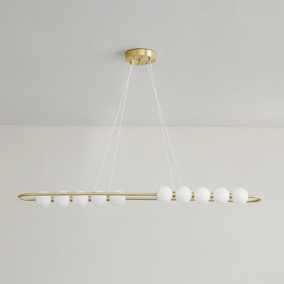 Auroira Contemporary Brass Pendant Lamp