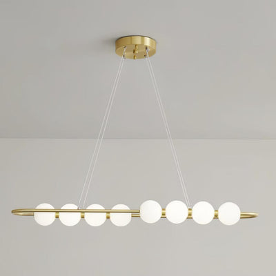 Auroira Contemporary Brass Pendant Lamp