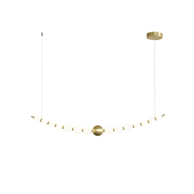 Auroira Contemporary Brass Pendant Lamp