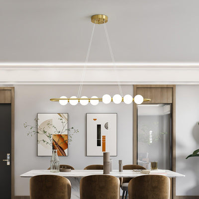 Auroira Contemporary Brass Pendant Lamp