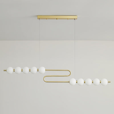 Auroira Contemporary Brass Pendant Lamp