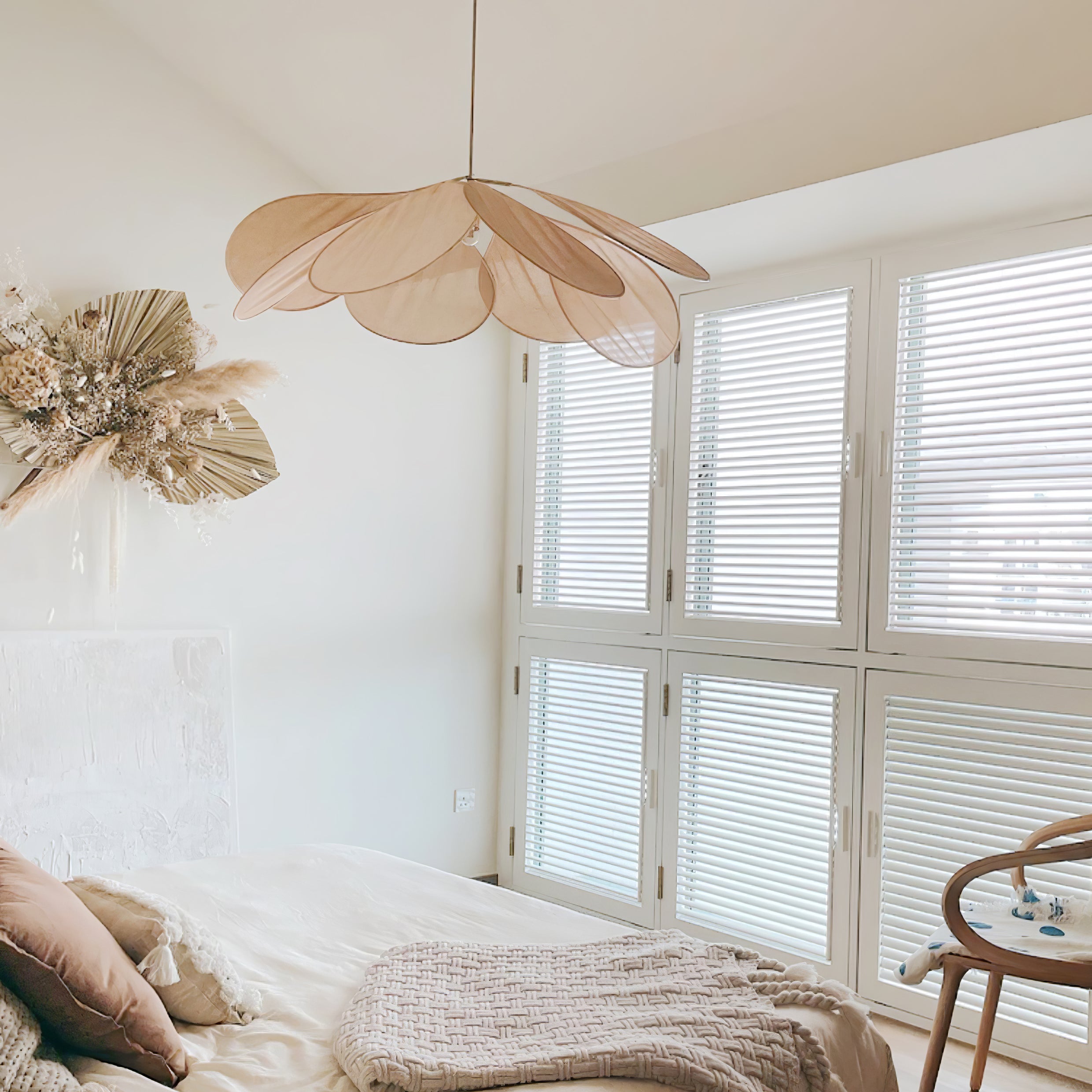 Dax Fabric Nature-inspired Pendant Lamp