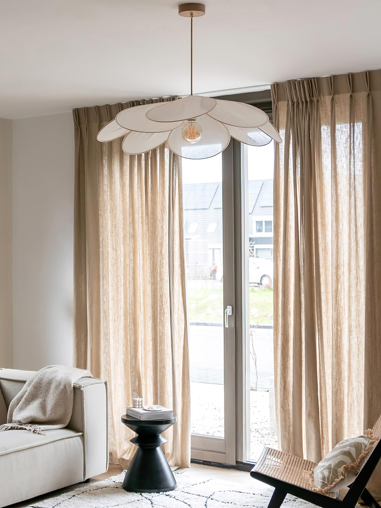 Dax Fabric Nature-inspired Pendant Lamp