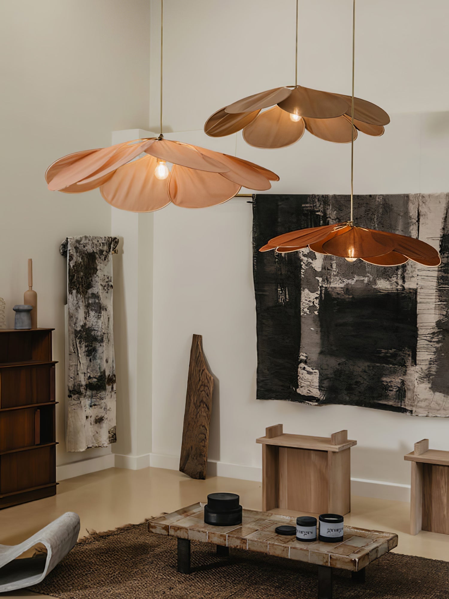Dax Fabric Nature-inspired Pendant Lamp