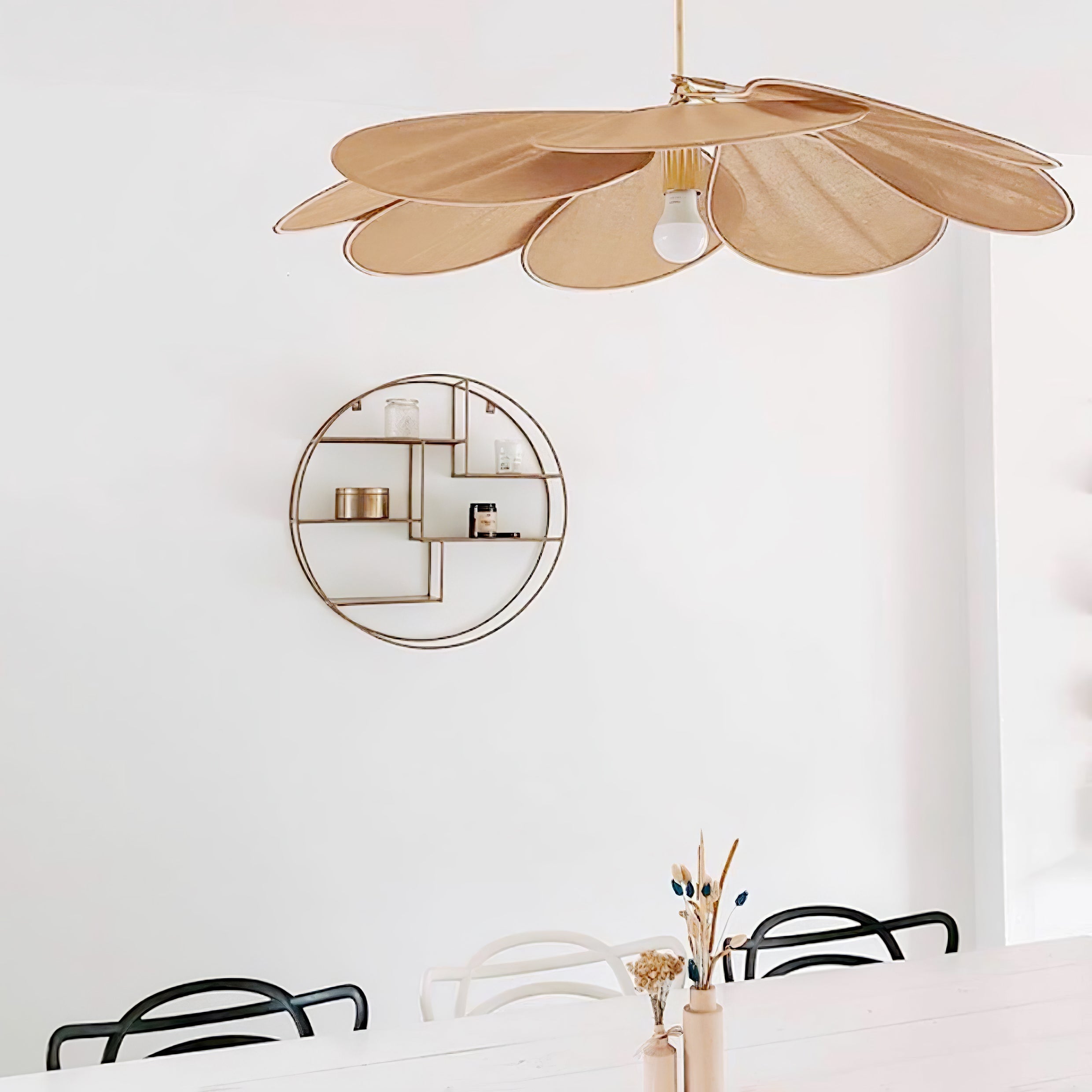 Dax Fabric Nature-inspired Pendant Lamp