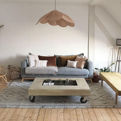 Dax Fabric Nature-inspired Pendant Lamp