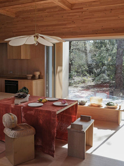 Dax Fabric Nature-inspired Pendant Lamp