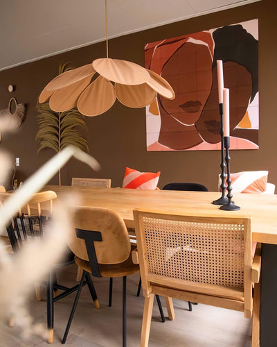 Dax Fabric Nature-inspired Pendant Lamp