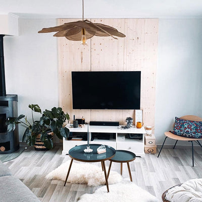 Dax Fabric Nature-inspired Pendant Lamp