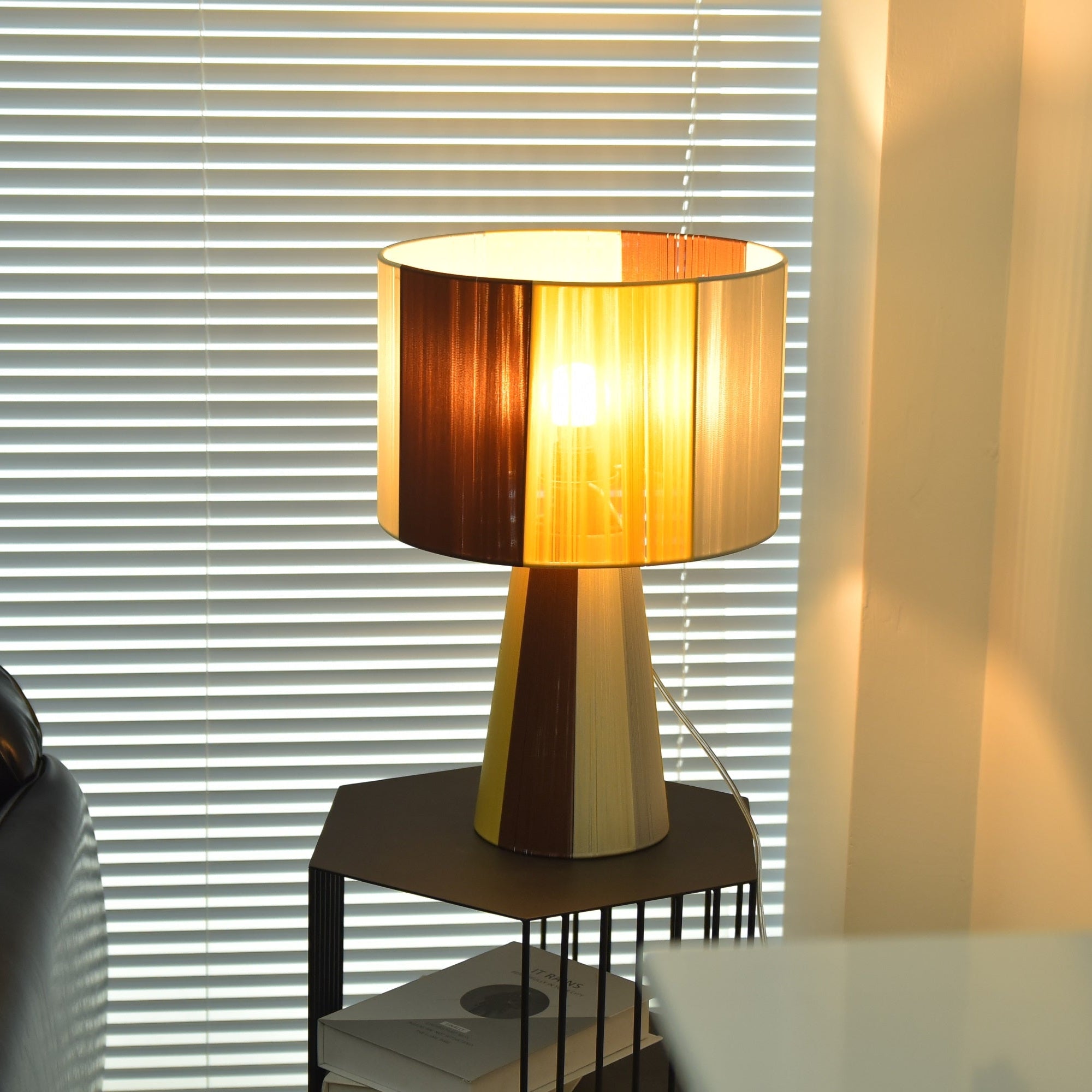 Ezra Modern Fabric Table Lamp