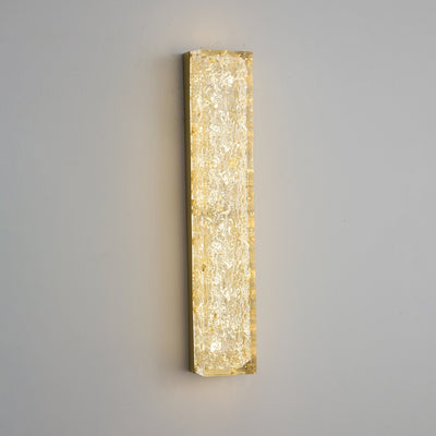 Mavi Prismatic Rectangle Resin Wall Lamp