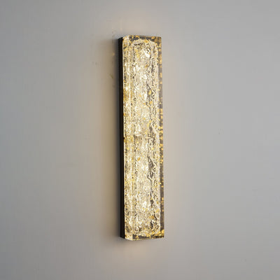 Mavi Prismatic Rectangle Resin Wall Lamp