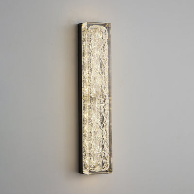 Mavi Prismatic Rectangle Resin Wall Lamp