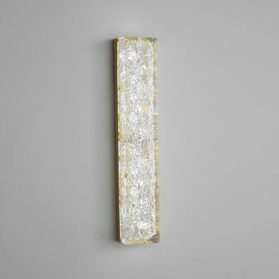 Mavi Prismatic Rectangle Resin Wall Lamp