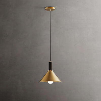 Casalelia Brass Cone Pendant Lamp